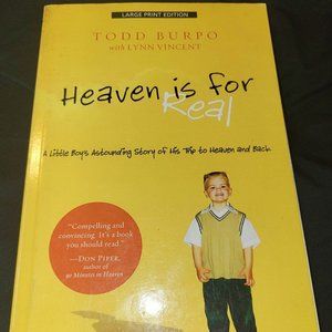 "Christian Large Print Originals: Heaven is for Real" (Paperback-Edition).